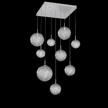 Hammerton CHB0092-09-CS-S-C01-L1 - Gaia Square Multi-Pendant Chandelier