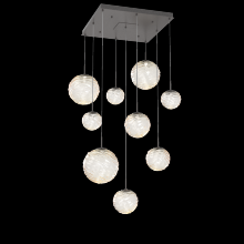 Hammerton CHB0092-09-GP-A-C01-L1 - Gaia Square Multi-Pendant Chandelier