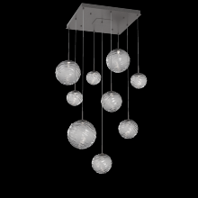 Hammerton CHB0092-09-GP-S-C01-L1 - Gaia Square Multi-Pendant Chandelier