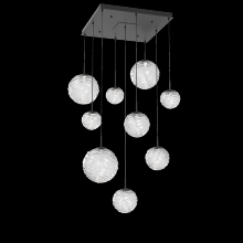 Hammerton CHB0092-09-MB-C-C01-L1 - Gaia Square Multi-Pendant Chandelier