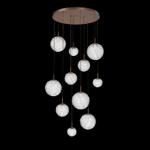 Hammerton CHB0092-11-BB-C-C01-L1 - Gaia Round Pendant Chandelier