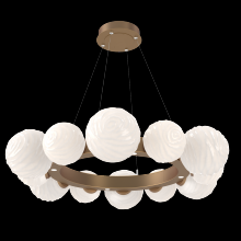 Hammerton CHB0092-39-NB-WL-CA1-L3 - Gaia Radial Ring Chandelier