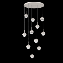 Hammerton CHB0093-11-BS-MC-C01-L3 - Cabochon Round Pendant Chandelier