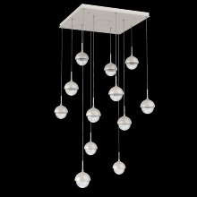 Hammerton CHB0093-12-BS-MC-C01-L3 - Cabochon Square Pendant Chandelier