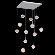 Hammerton CHB0093-12-CS-TC-C01-L1 - Cabochon Square Pendant Chandelier