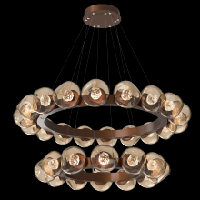 Hammerton CHB0095-2T-BB-FB-CA1-L1 - Luna Radial Ring Chandelier