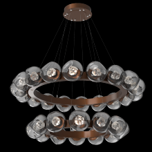 Hammerton CHB0095-2T-BB-ZS-CA1-L3 - Luna Radial Ring Chandelier