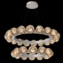 Hammerton CHB0095-2T-BS-FB-CA1-L3 - Luna Radial Ring Chandelier