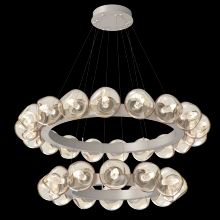 Hammerton CHB0095-2T-BS-GA-CA1-L3 - Luna Radial Ring Chandelier