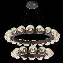 Hammerton CHB0095-2T-FB-FA-CA1-L3 - Luna Radial Ring Chandelier