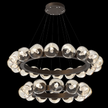 Hammerton CHB0095-2T-FB-GA-CA1-L3 - Luna Radial Ring Chandelier