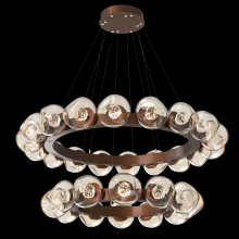 Hammerton CHB0095-2T-GB-FA-CA1-L3 - Luna Radial Ring Chandelier