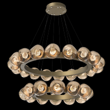 Hammerton CHB0095-2T-GB-FB-CA1-L3 - Luna Radial Ring Chandelier