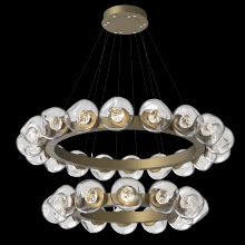 Hammerton CHB0095-2T-GB-FC-CA1-L1 - Luna Radial Ring Chandelier