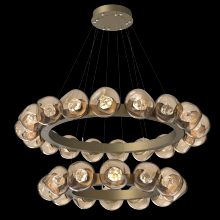 Hammerton CHB0095-2T-GB-ZB-CA1-L1 - Luna Radial Ring Chandelier