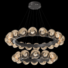 Hammerton CHB0095-2T-GP-FB-CA1-L1 - Luna Radial Ring Chandelier