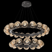 Hammerton CHB0095-2T-GP-ZB-CA1-L1 - Luna Radial Ring Chandelier