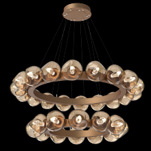 Hammerton CHB0095-2T-NB-GB-CA1-L1 - Luna Radial Ring Chandelier