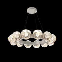 Hammerton CHB0095-36-BS-ZA-CA1-L1 - Luna Radial Ring Chandelier