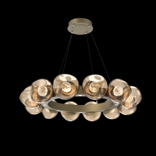 Hammerton CHB0095-36-GB-FB-CA1-L1 - Luna Radial Ring Chandelier