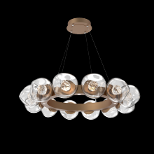 Hammerton CHB0095-36-NB-FC-CA1-L1 - Luna Radial Ring Chandelier