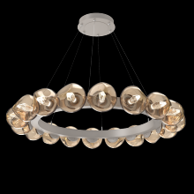 Hammerton CHB0095-48-BS-GB-CA1-L3 - Luna Radial Ring Chandelier