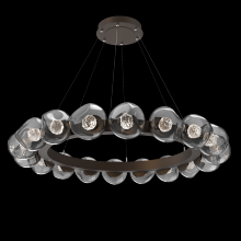 Hammerton CHB0095-48-FB-FS-CA1-L1 - Luna Radial Ring Chandelier