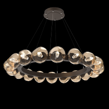 Hammerton CHB0095-48-FB-GB-CA1-L3 - Luna Radial Ring Chandelier