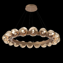 Hammerton CHB0095-48-NB-GB-CA1-L3 - Luna Radial Ring Chandelier