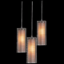 Hammerton CHB0020-08-BS-F-C01-E2 - Downtown Mesh Round 8pc Multi-Pendant