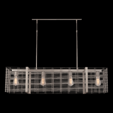 Hammerton PLB0020-60-GB-0-001-E2 - Downtown Mesh Linear Suspension-60-Gilded Brass