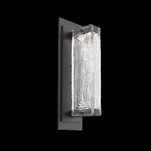 Hammerton IDB0090-01-MB-TL-L3 - Tabulo Sconce-Matte Black-Linea Cast Glass