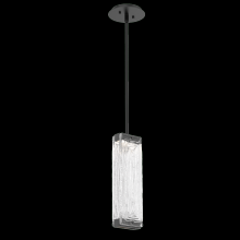 Hammerton LAB0090-01-MB-TL-001-L3 - Tabulo Pendant-Matte Black-Linea Cast Glass