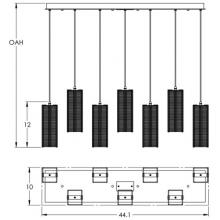 Hammerton PLB0020-07-FB-0-C01-E2 - Downtown Mesh Linear Multi-Port-07