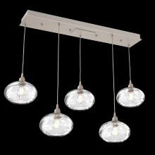 Hammerton PLB0036-05-BS-OC-C01-E2 - Coppa Linear 5pc Multi-Pendant