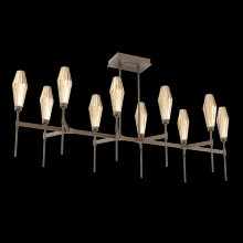 Hammerton PLB0049-67-FB-RB-001-L3 - Aalto Linear Belvedere Suspension-67-Flat Bronze