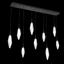 Hammerton PLB0050-09-MB-CC-C01-L3 - Rock Crystal Linear 9pc Multi-Pendant