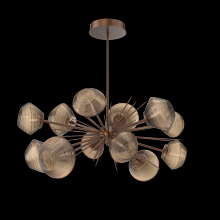 Hammerton PLB0089-0D-BB-B-001-L3 - Mesa Oval Starburst Chandelier