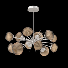 Hammerton PLB0089-0D-BS-B-001-L1 - Mesa Oval Starburst Chandelier