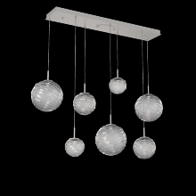 Hammerton PLB0092-07-BS-S-C01-L3 - Gaia Linear Multi-Pendant Chandelier