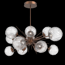 Hammerton PLB0092-0D-BB-C-001-L1 - Gaia Oval Starburst Chandelier