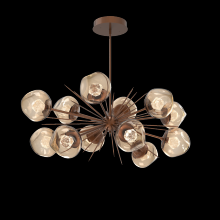 Hammerton PLB0095-0D-BB-ZB-001-L1 - Luna Oval Starburst Chandelier