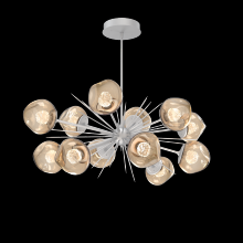 Hammerton PLB0095-0D-CS-FB-001-L3 - Luna Oval Starburst Chandelier