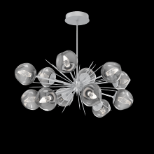 Hammerton PLB0095-0D-CS-GS-001-L1 - Luna Oval Starburst Chandelier