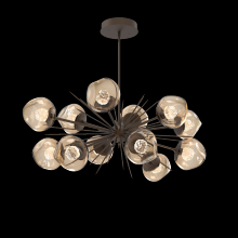 Hammerton PLB0095-0D-FB-FB-001-L1 - Luna Oval Starburst Chandelier