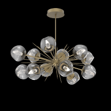 Hammerton PLB0095-0D-GB-GS-001-L1 - Luna Oval Starburst Chandelier