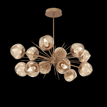 Hammerton PLB0095-0D-NB-GB-001-L1 - Luna Oval Starburst Chandelier