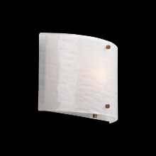 Hammerton CSB0044-0A-GP-BG-E2 - Textured Glass Round Cover Sconce