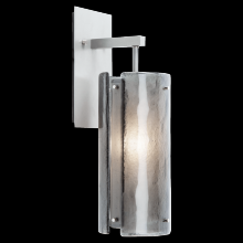 Hammerton IDB0044-18-BB-BG-E2 - Textured Glass Sconce - 18-Inch