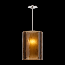 Hammerton LAB0044-16-FB-BG-001-L3 - Textured Glass Oversized Pendant-Rod Suspended-16